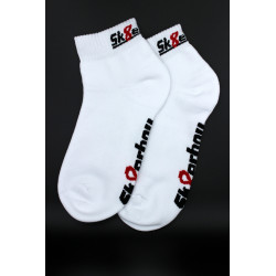Sk8erboy Chaussettes basses Blanches QUARTER Sk8erboy